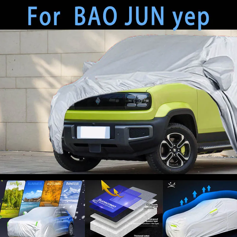 

For BAO JUN yep Outdoor Protection Full Car Covers Snow Cover Sunshade Waterproof Dustproof Exterior Car cover protection