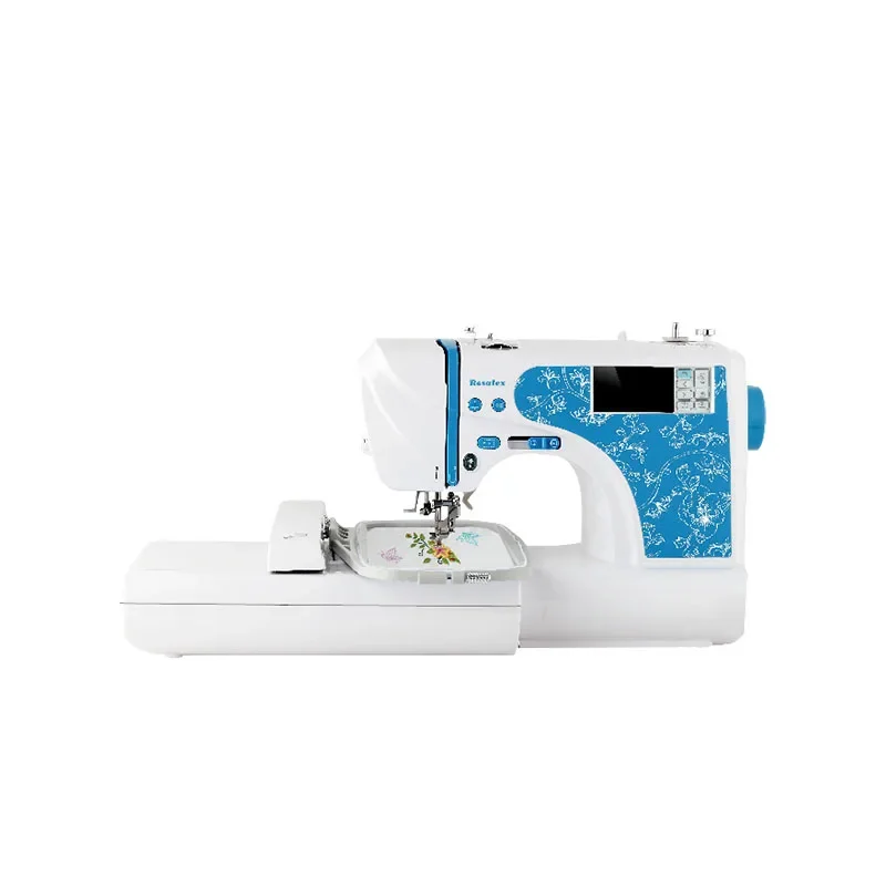 

Rosatex 1500b Computerized Intelligent Portable 650rpm Household Embroidery Machine