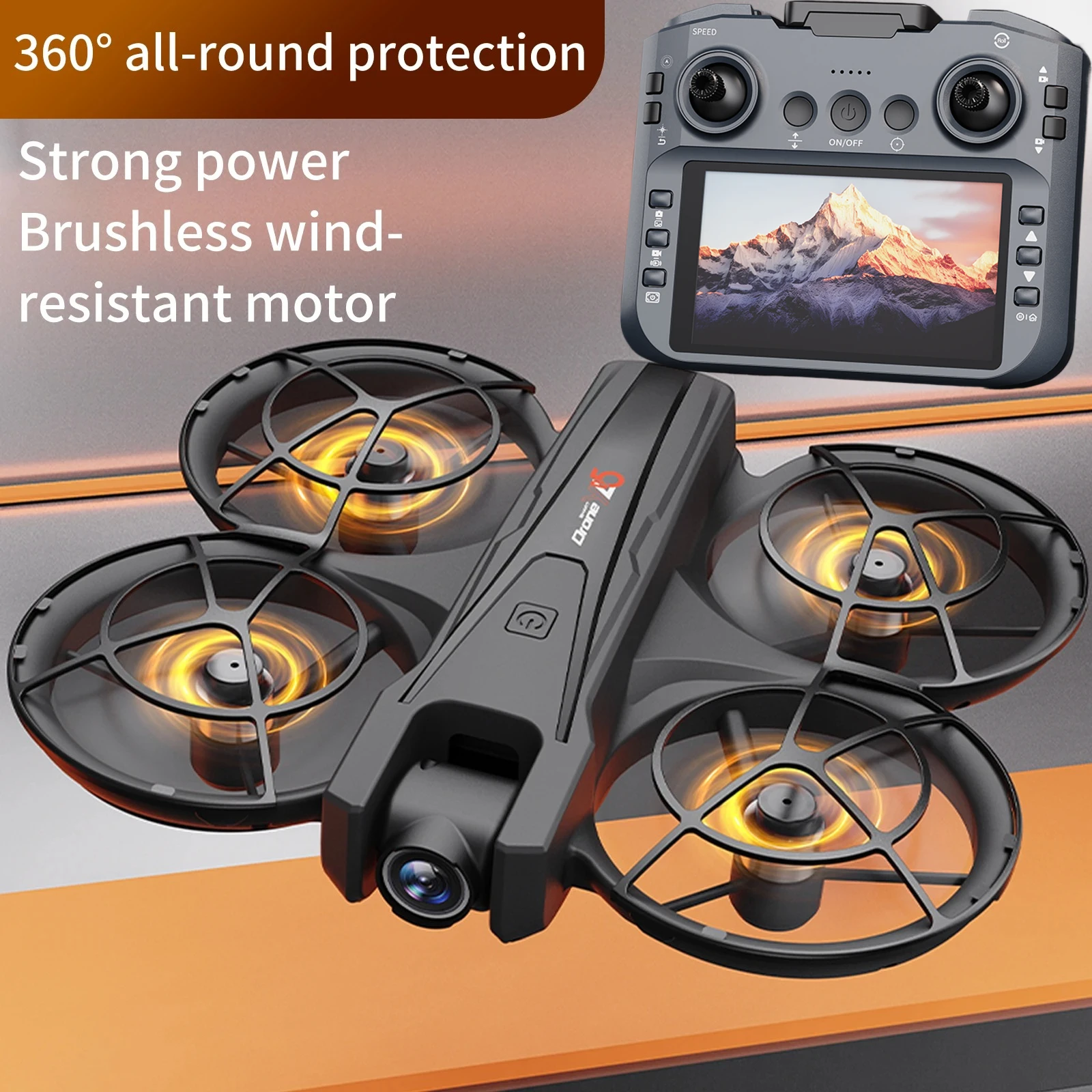רחפן YL05 Switch 360° Roll Drone 4K Professional 드론 드론 Drones Con Cámara Profesionales De 10km Full Protection Design FPV Drón
