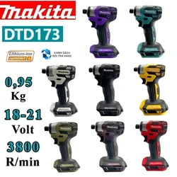 Makita DTD173 Cordless 18V Impact Driver LXT BL Brushless Motor Electric Drill Wood/Bolt/T-Mode 180 N·M Rechargeable Power Tools