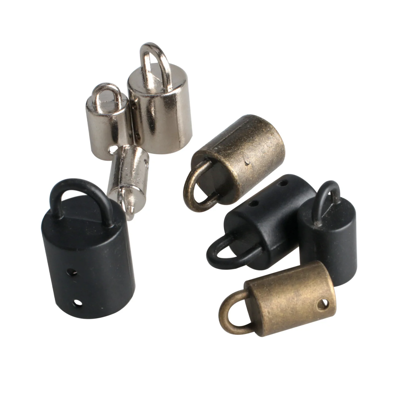 Hemp rope head inner diameter 8.10.14.18mm guardrail seat accessories hook railing round head spray paint black Jingmao