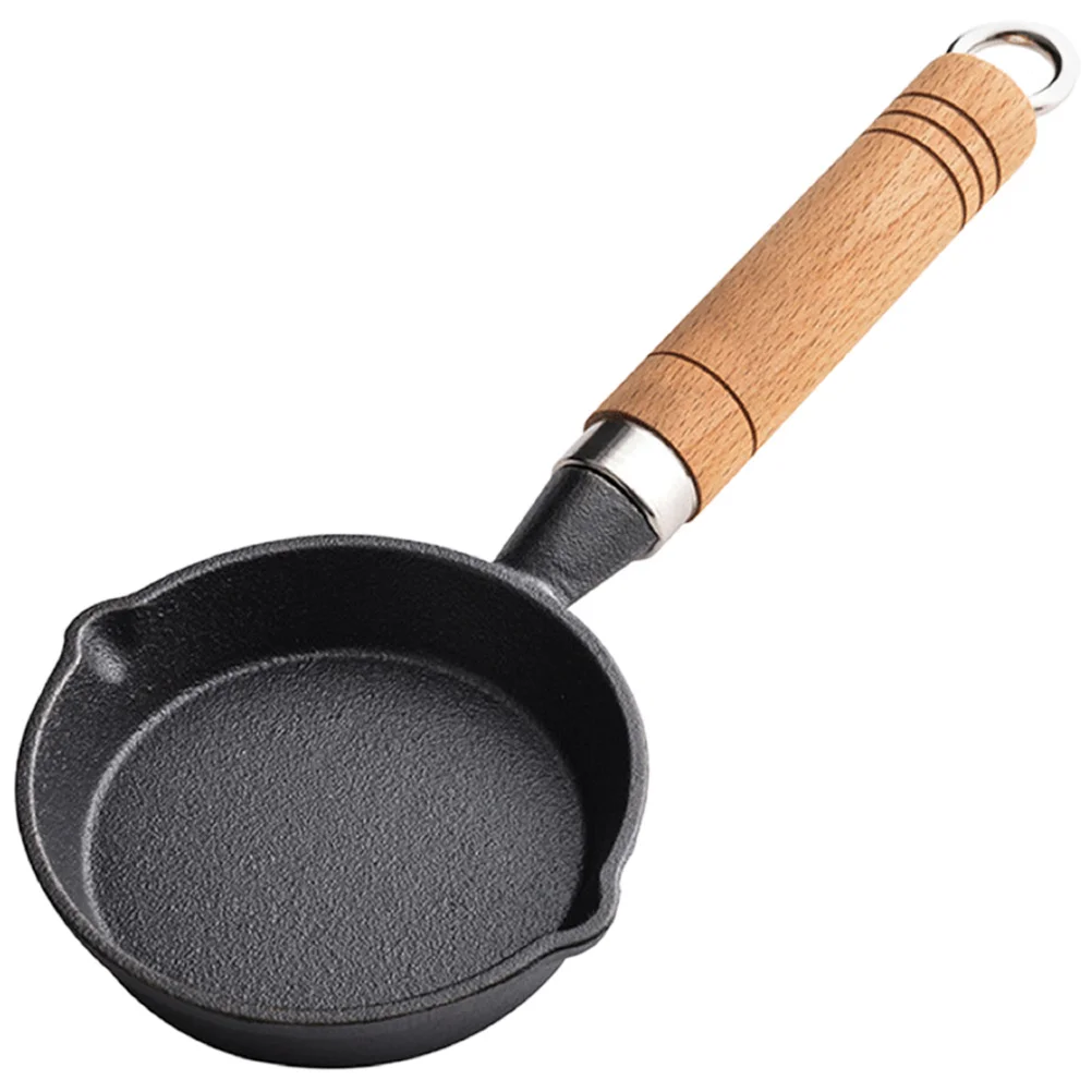 

Cast Iron Small Frying Pan Nonstick Multi-Use For Eggs Pancakes Crepes Breakfast Home Kitchen Portable Flat Pan Cooking Tool