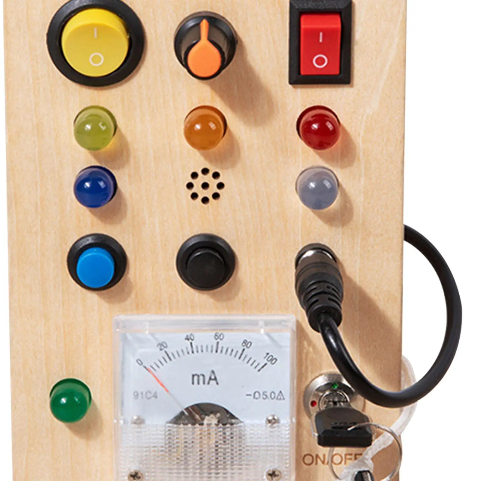 Educacional LED Switch Board para festa ao ar livre, Montessori Busy Board, atividades