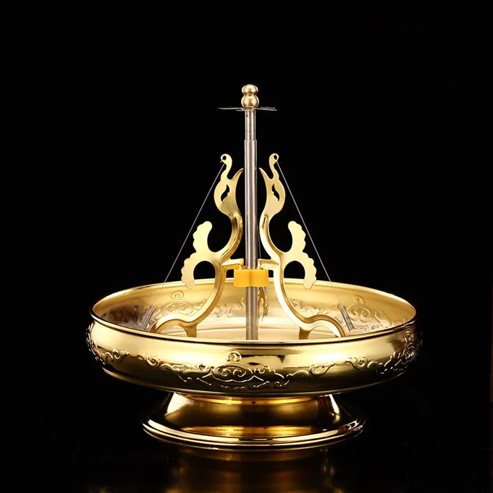 

Tower Incense Burner Alloy Censer Desktop Holder Retro Decor Tearoom Bracket Coil Stick Home Office Yoga Room Adornment Stable