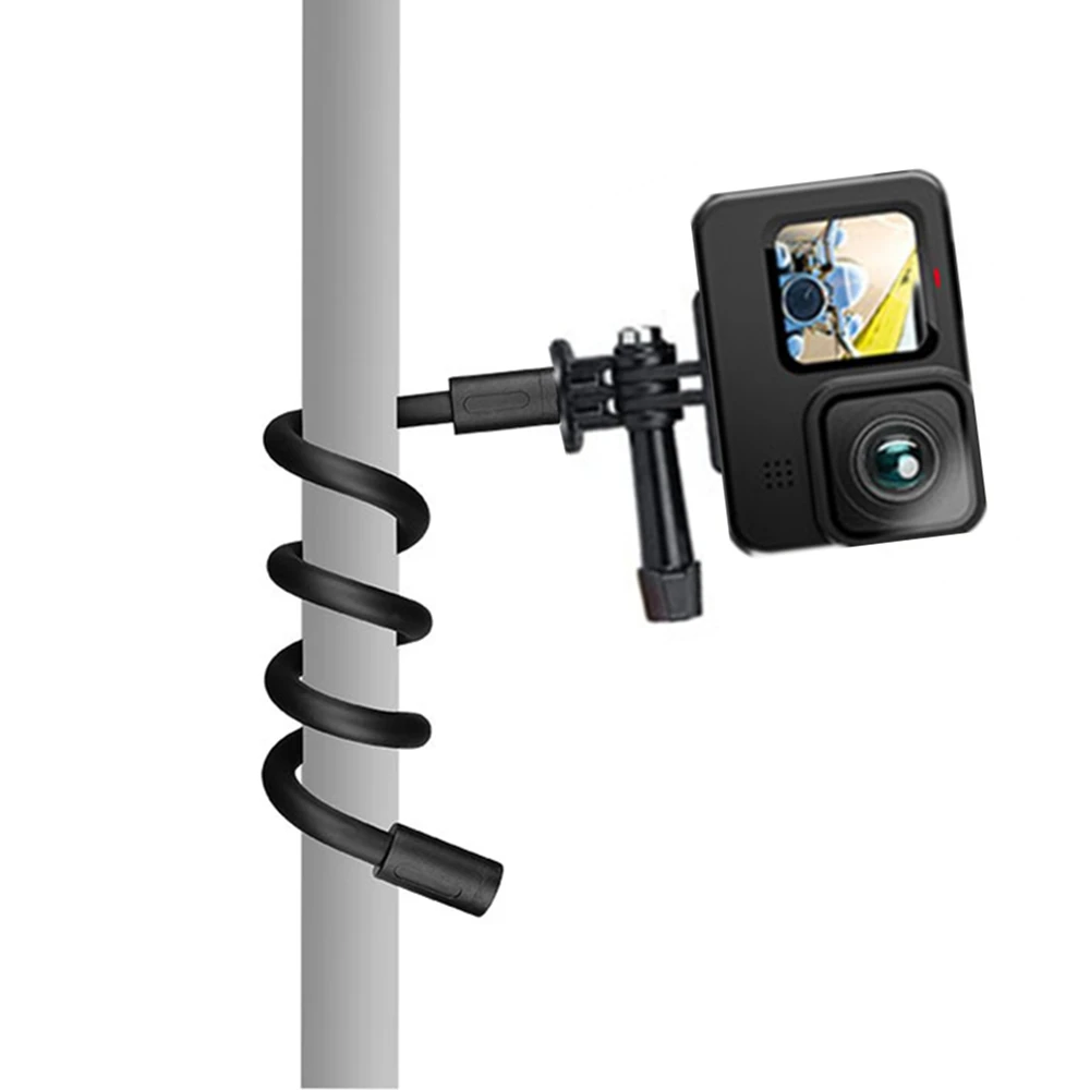 Supporto flessibile monopiede treppiede supporto per collo Selfie Stick Pole per GoPro Hero 11 9 8 7 6 DJI Insta360 Action Camera