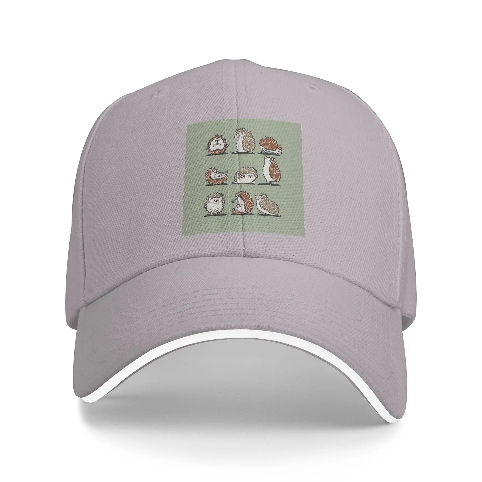 Hedgehog Yoga Cap Fashion Casual Baseball Caps Adjustable Hat Hip Hop Summer Unisex Baseball Hats Customizable Polychromatic