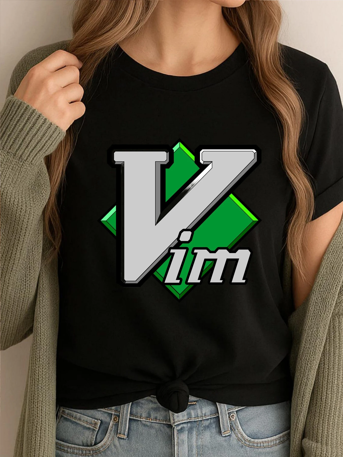 

Vim Oversized T Shirt New In Tops & Tees Printed Camisetas Hombre Mens Streetwear Graphic Tees Simple Style