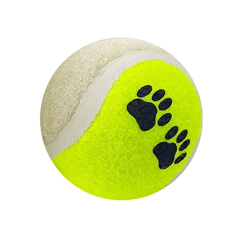 

Dog Toy Ball, Bite-resistant Self-improvement Artifact, Tooth Grinding Elastic Tennis Ball, Dog Ball, Pet Dog Special Training