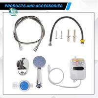A23Q-Electric Thankless Instant Hot Water Heater 3500W Bathroom Faucet Tap Heating US Plug 110V