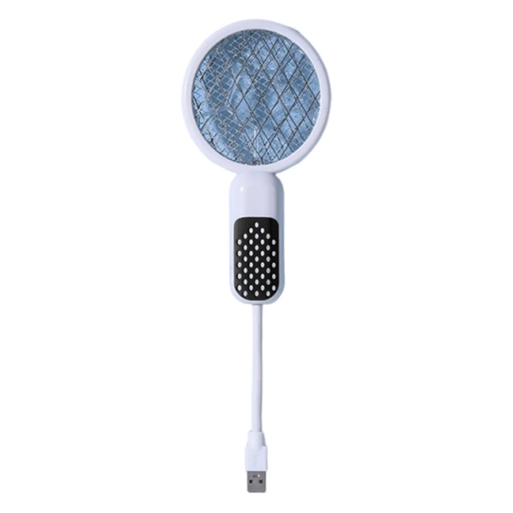 Mini USB Mosquito Swatter UV Light Security Net Insect Racket Portable Simple Physical Mosquito Trap Racket Household