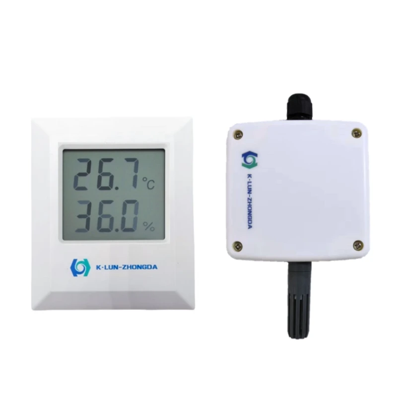 

Wall Mount Split Type Temperature and Humidity Sensor With Display for Monitoring of Temperature and Humidity
