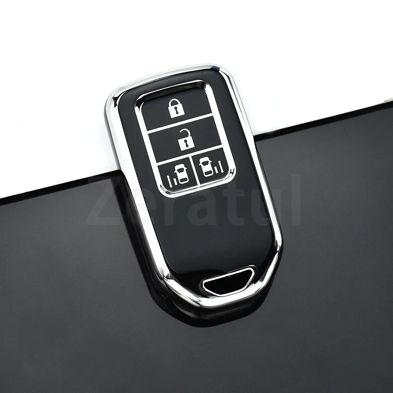 4/5/6 Buttons TPU Car Remote Key Case Cover For Honda HR-V HRV CRV Fit Civic Accord City Odyssey XR-V Auto Shell Fob Holder