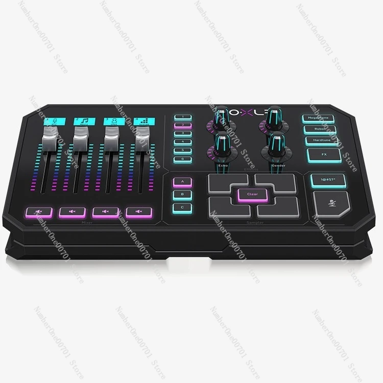 TC HELICON GoXLR جهاز تأثيرات احترافية دمية مستوى الوجه ألعاب الكمبيوتر كاريوكي بطاقة صوت متقدمة للبث المباشر