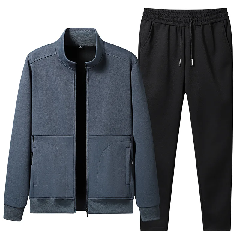 Spring Oversized Sportswear Men's Running Sets Clothing Jogging Sports Jacket+Pants Sweatsuit Fitness Basketball Workout Clothes