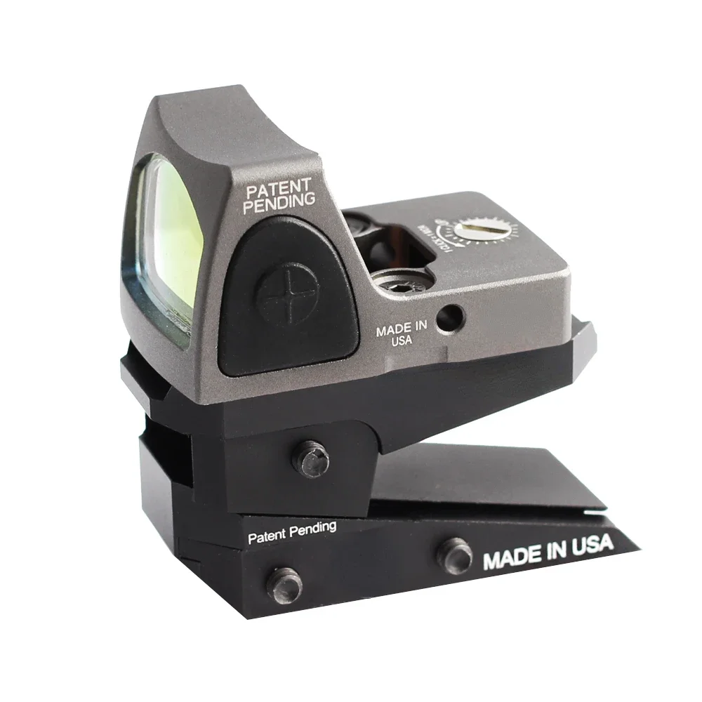 MAGORUI Höhenverstellbarer Slide Red Dot Adapter Riser Sight Mount Passend für T1 T2 /Aimpoint/MRO/RMR/Holosun