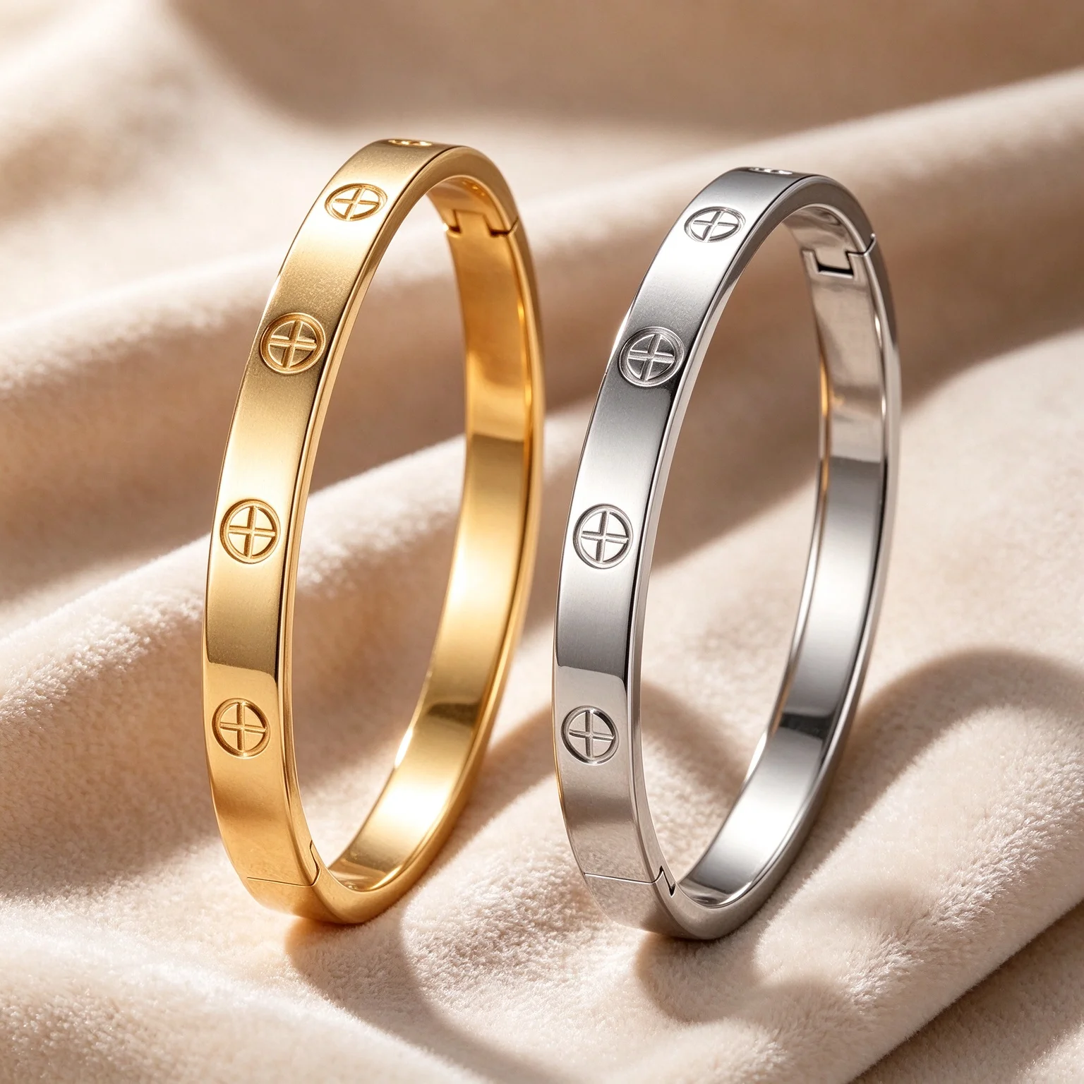 1 Piece of Stainless Steel Bracelet, Niche Minimalist Non-Fading Bracelet, High-End Gift-Giving Versatile Jewelry, Stackable Bracelet, Unisex Style