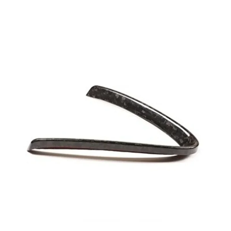For Alfa Romeo Giulia Real Dry Carbon Fiber Front Grille V-Shaped Cover Frame 2016+ Body Kits Exterior Modification Accessories