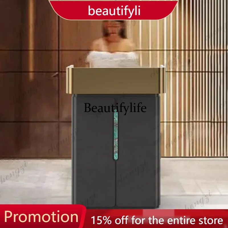 

01A Display Modern Reception Desks Aesthetic Custom Luxury Commercial Reception Desk Beauty Executive Empfangstresen Theke Furni