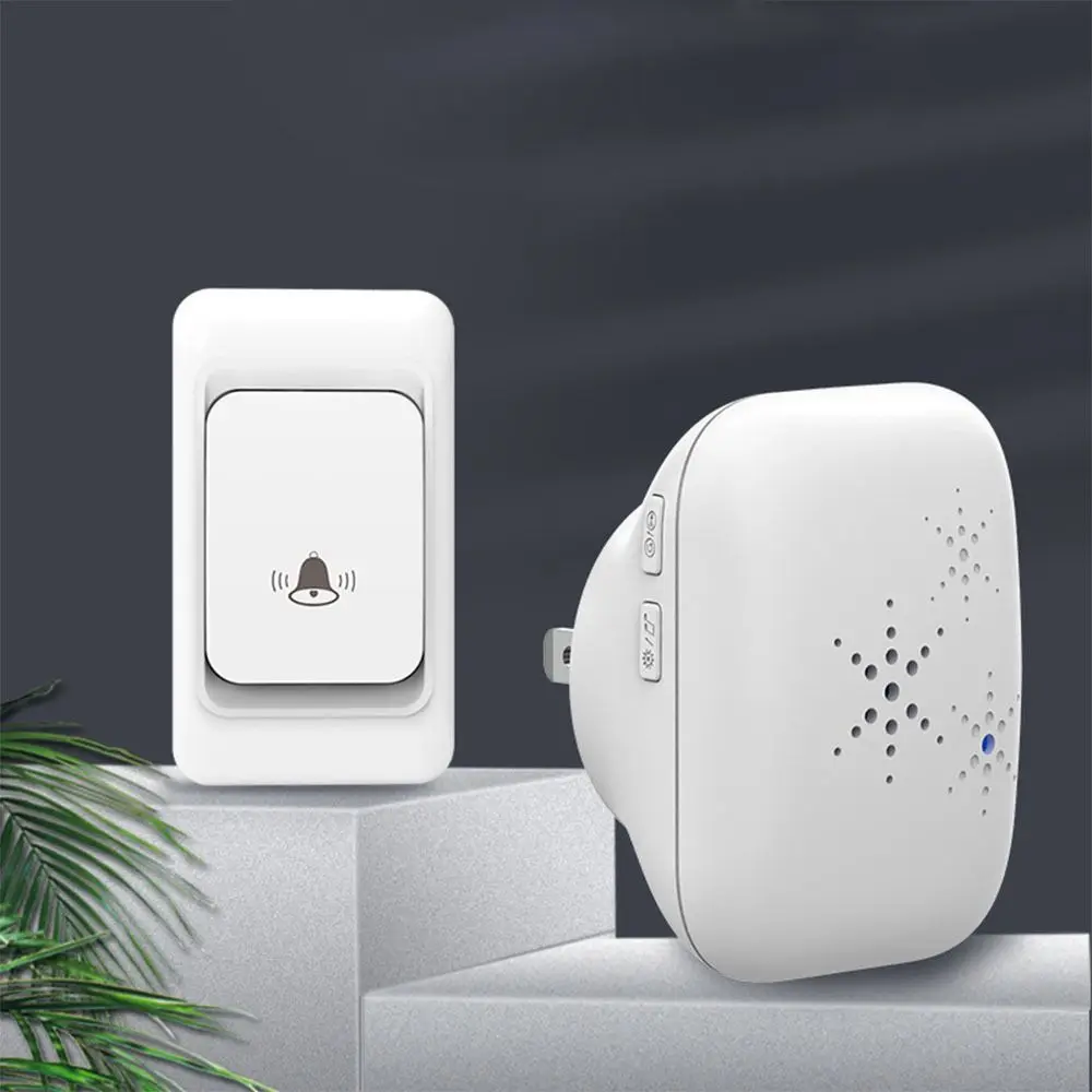 Remote EU UK US Ultra Long Distance Outdoor Children Garden Wireless Doorbell Emergency Call Device Wireless Pager Chimes Set