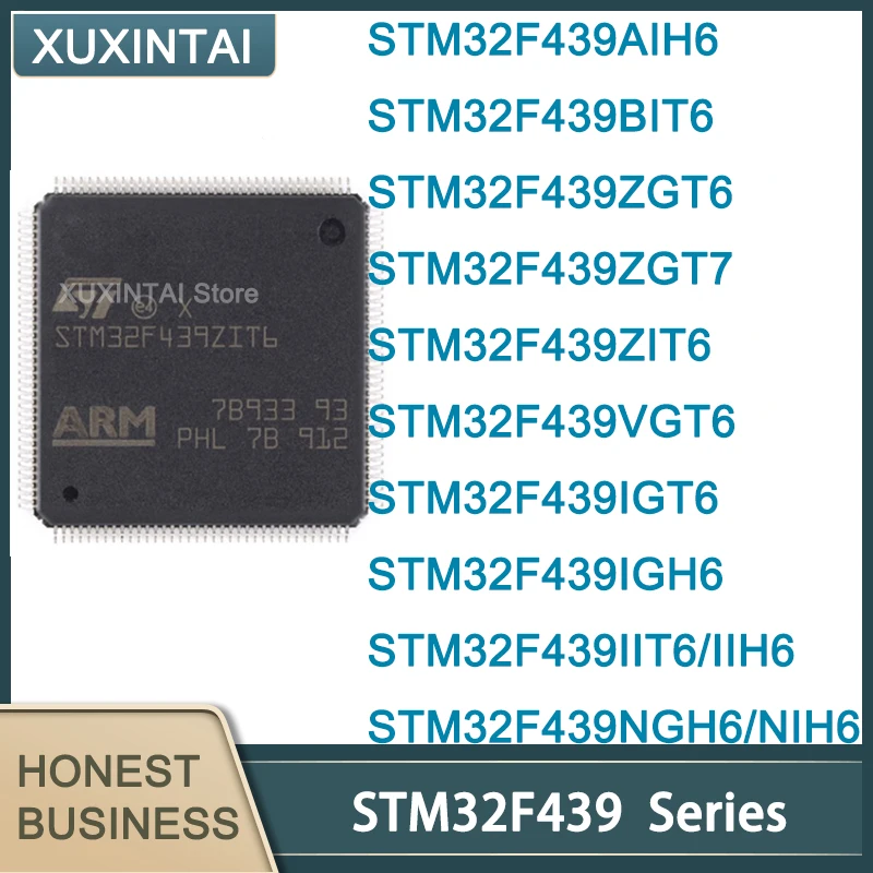 5Pcs/Lot   New Original   STM32F439  STM32F439AIH6  BIT6  ZGT6  ZGT7  ZIT6  VGT6  IGT6  IGH6  IIT6  IIH6   NGH6  NIH6   MCU IC