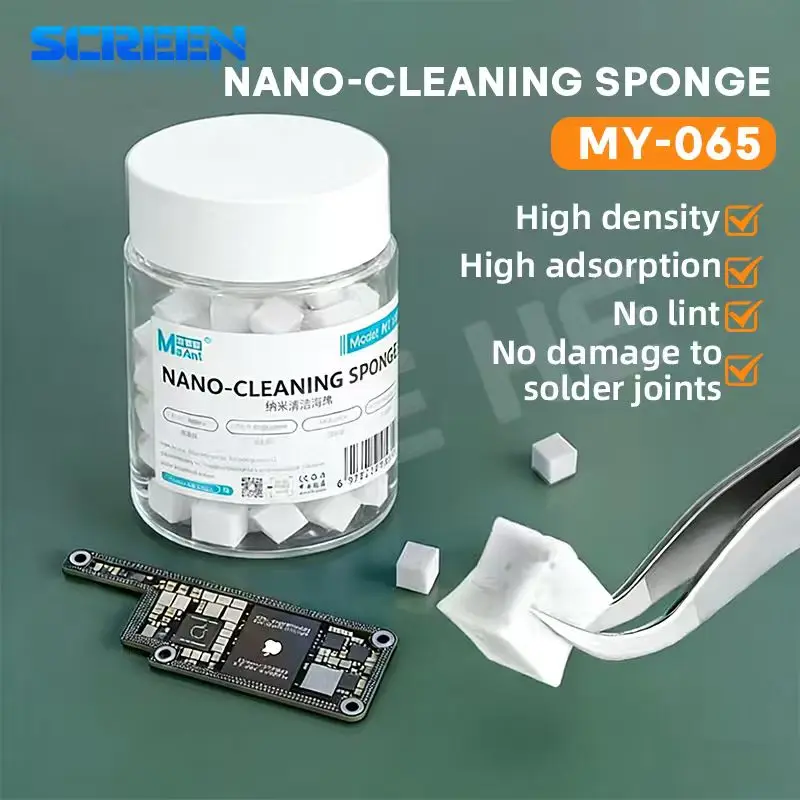 MaAnt MY-065 Nano Cleaning Sponge Screen Cleaner for Mobile Phone Camera PCB Flux Oil Removal No Residue