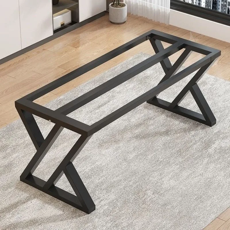 

Thickened coffee table computer table legs book dining table bracket rock slab