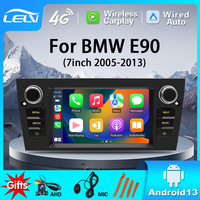 LELV 7-inch Android Auto Carplay Car Radio For BMW 3 Series E90 E91 E92 E93 2005 - 2013 GPS Audio Stereo Multimedia Player BT