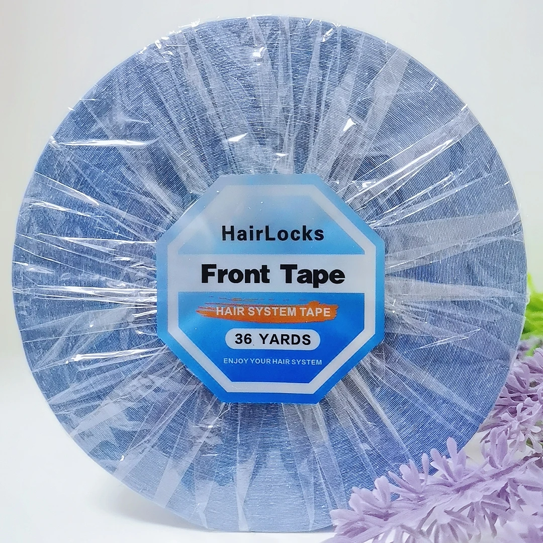 

Лента для системы волос, двухсторонняя лента для наращивания волос для кружевной застежки, 3/12/36 ярдов/рулон, передний клей для кружевного парика