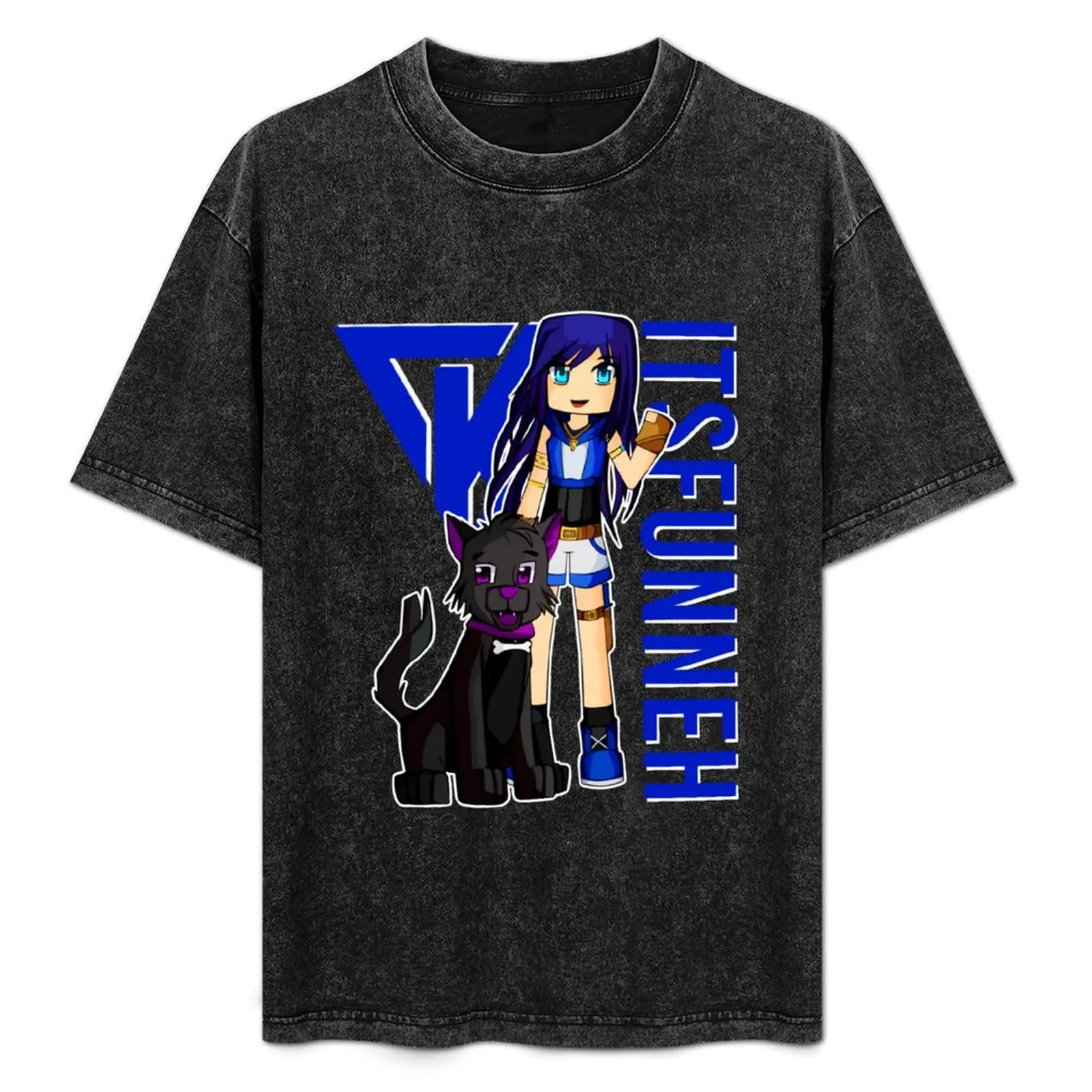 

Itsfunneh Funneh Krew Dog gamer fan art 2022 T-Shirt vintage t shirts anime figures outfits for men