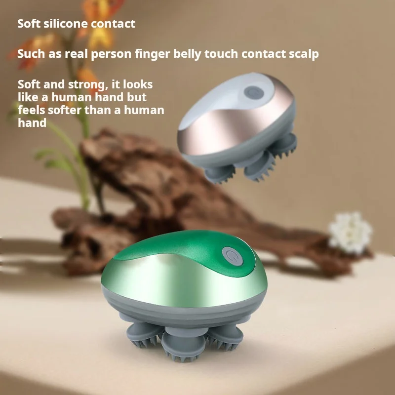 Smart Library Selling Multifunctional Fashion Home Travel Head Massager