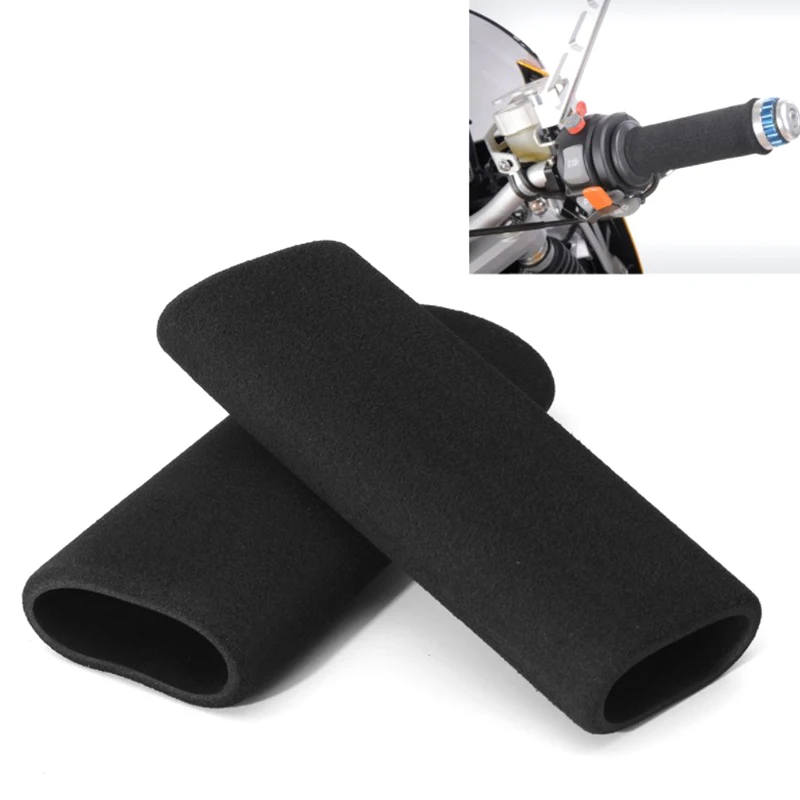 2 uds cubierta de agarre de motocicleta Universal Slip On mango antivibración cubierta de empuñaduras de espuma para R1250GS R1200GS LC ADV F750GS F850GS