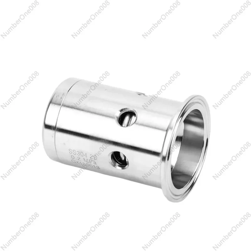 38mm Tri Clamp Ferrule O/D 50.5mm Pressure Relief Safety Valve Sanitary SUS304 Stainless Steel Beer Brew Fermenter Keg