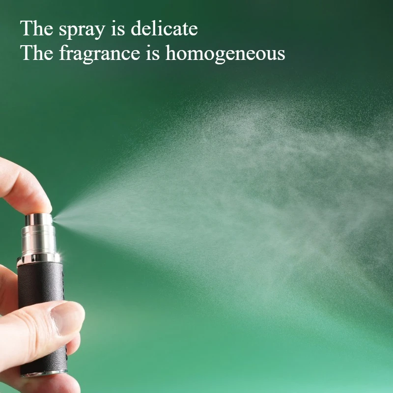 5 ミリリットル革香水瓶詰め替え香水アトマイザー旅行用スプレーボトルフレグランス容器ファイン化粧品容器 1 PC