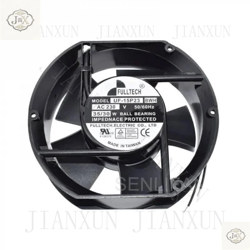 For FULLTECH UF-15P23 BWH DC 220V 35/30W 172x150x50mm 2-wire Cooler Cooler Fan