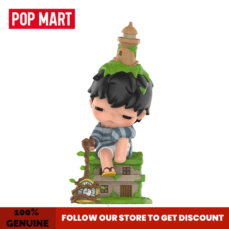 

New Genuine Pop Mart Hirono Behind Time Series Collectible Figurine Desktop Ornament Decoration Model Doll Statue Blind Box Gift