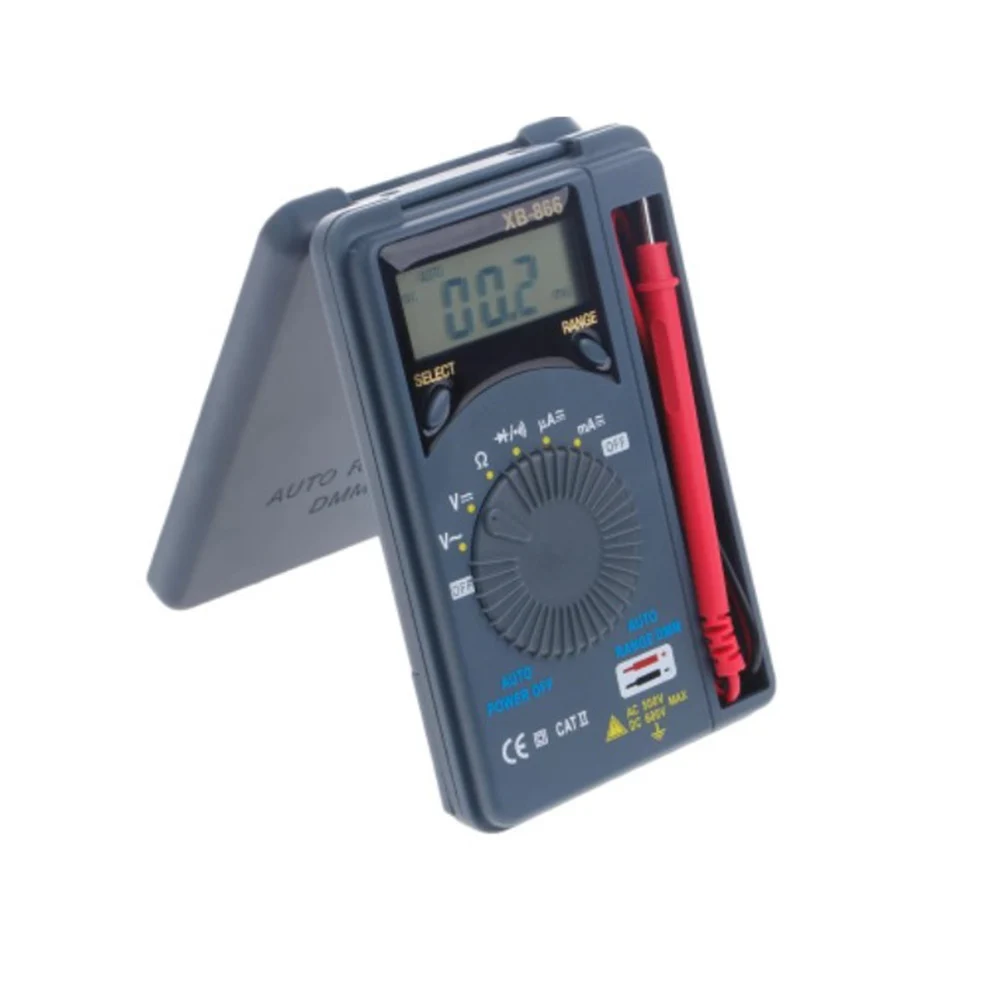 Digital Multimeter Voltmeter Tester 115x70x20mm 500V AC 80ω Beeper Auto Range LCD Measuring Tool Voltmeter Tester