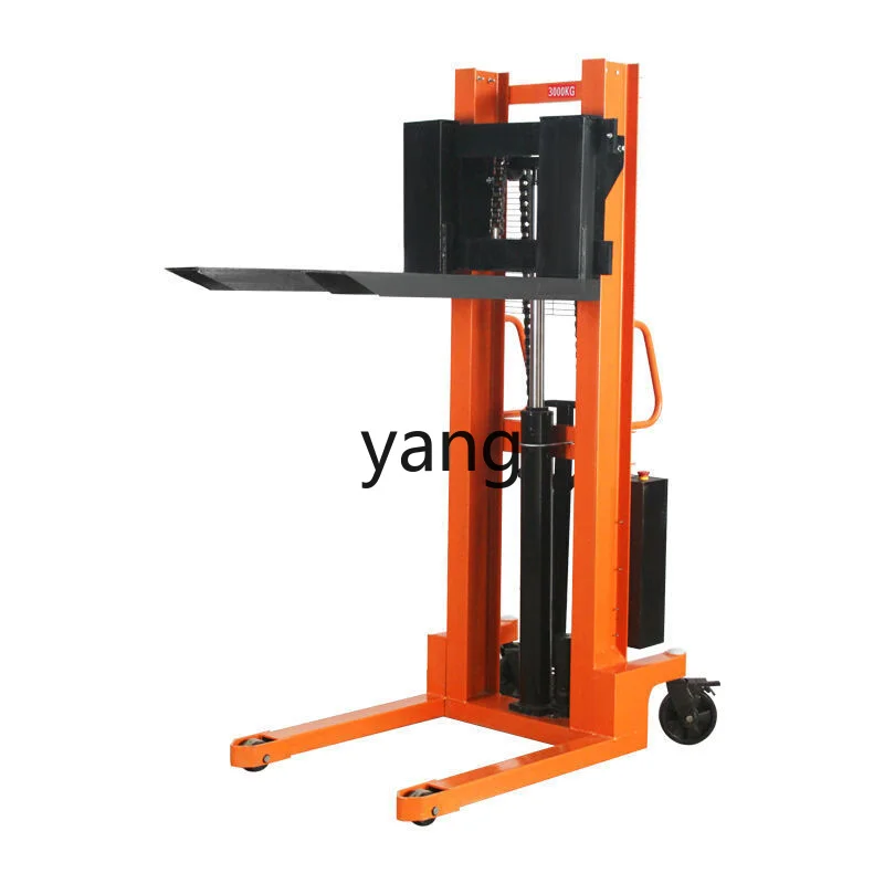 

ZL manual hydraulic forklift stacker semi-electric lifting and handling small forklift