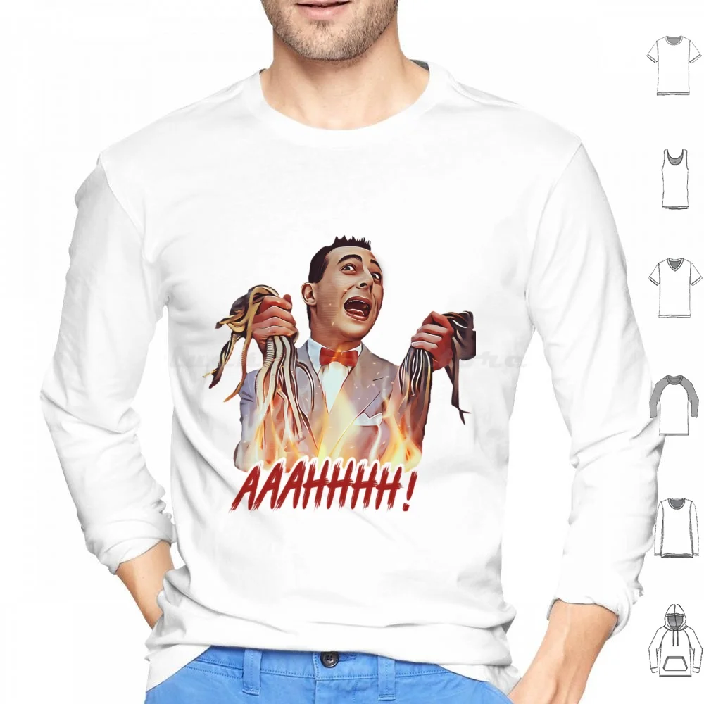 

Peewee Snake Rescue Hoodies Long Sleeve Peewee Herman Pee Wee Herman Hbo Pee Wees Big Adventure Pee Wees Playhouse Big