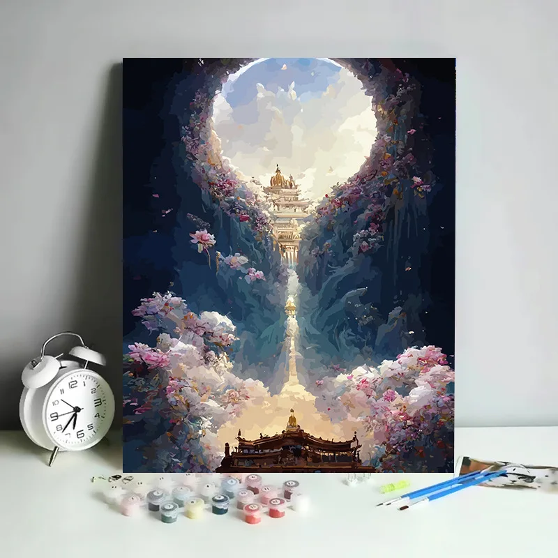 

5235581 Digital oil painting living room decorative painting sofa background wall hanging painting