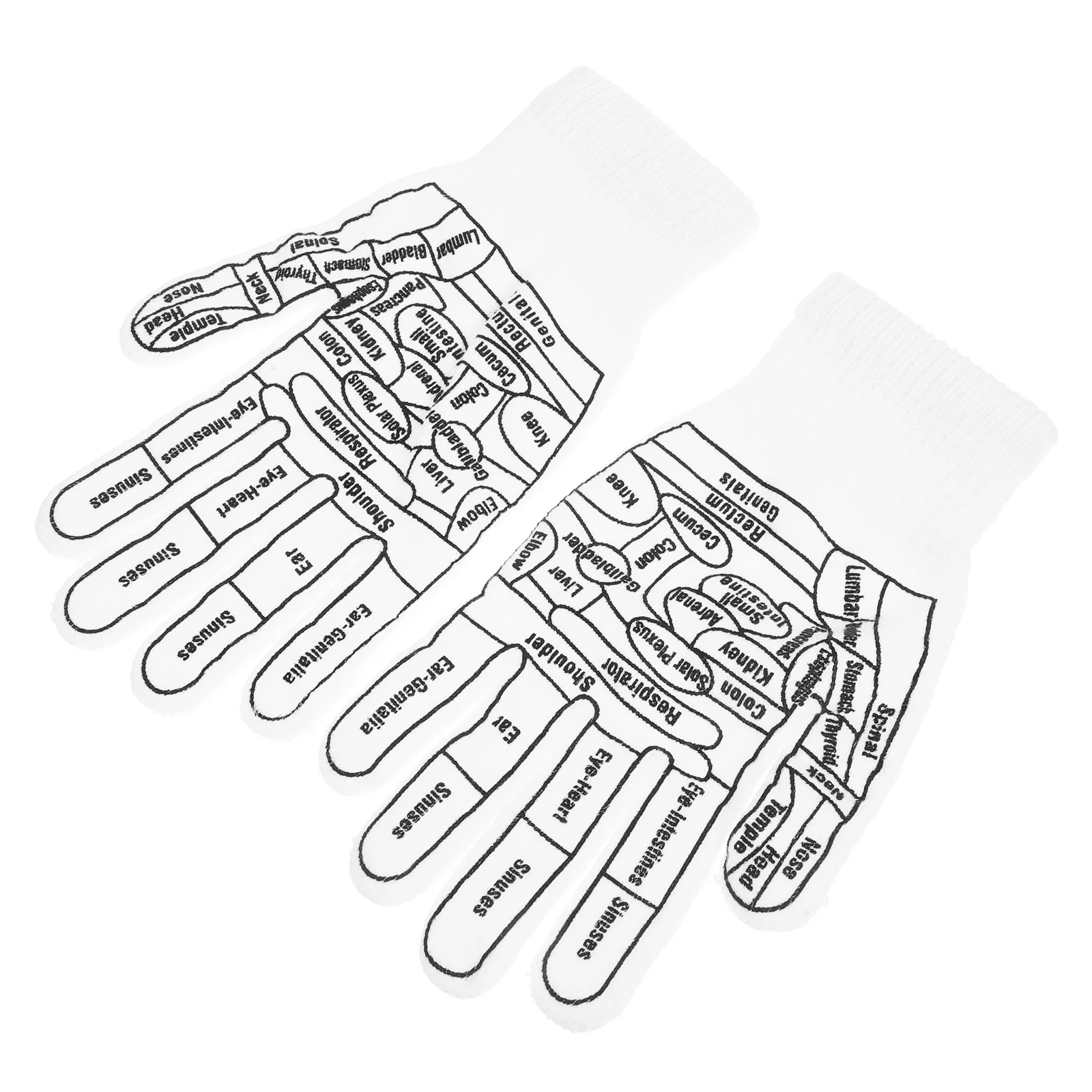 

1Pair Acupressure Gloves Breathable Massage Glove Reusable Washable Cotton Fit Most Sizes Hand Foot Massager Recovery Aid