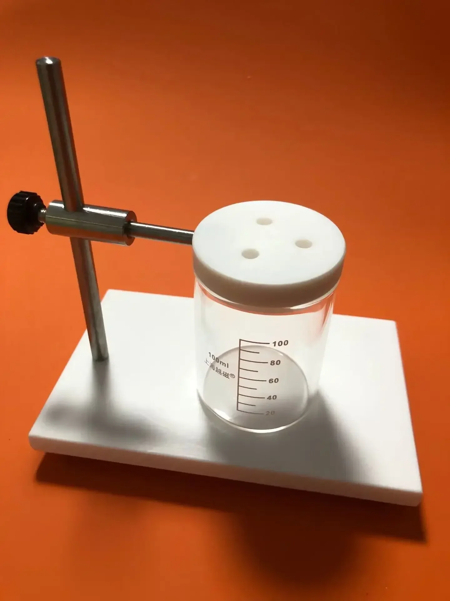 Simple electrode holder, electrode stand (PTFE base)