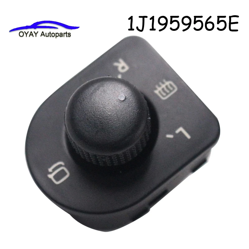 1J1959565E New Rearview Mirror Power Control Switch Knob Regulator For VW Beetle Golf IV Jetta Passat B5 1998 1999 2000-2006