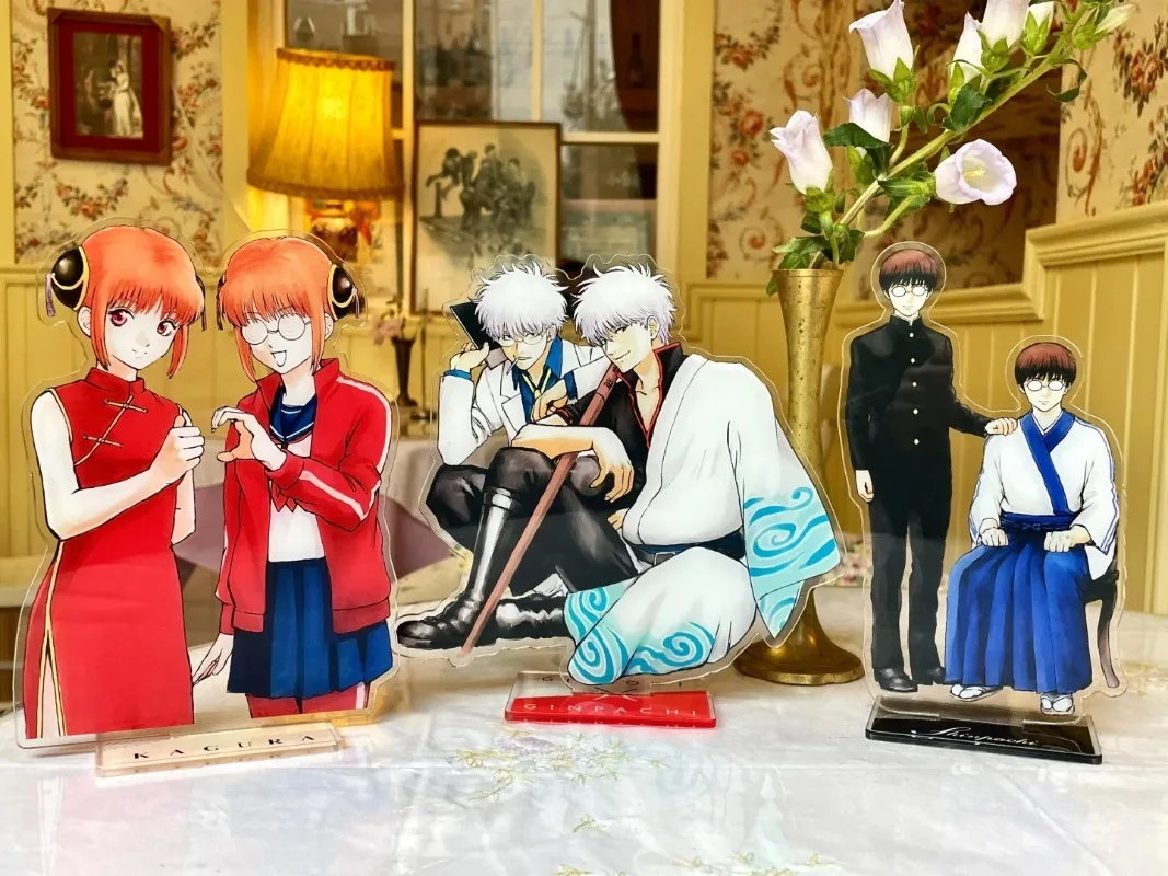 Le Figure FINALToy supporto acrilico Anime Action Figure ornamento accessori modello amico regalo Figure giocattolo Sakata Gintoki