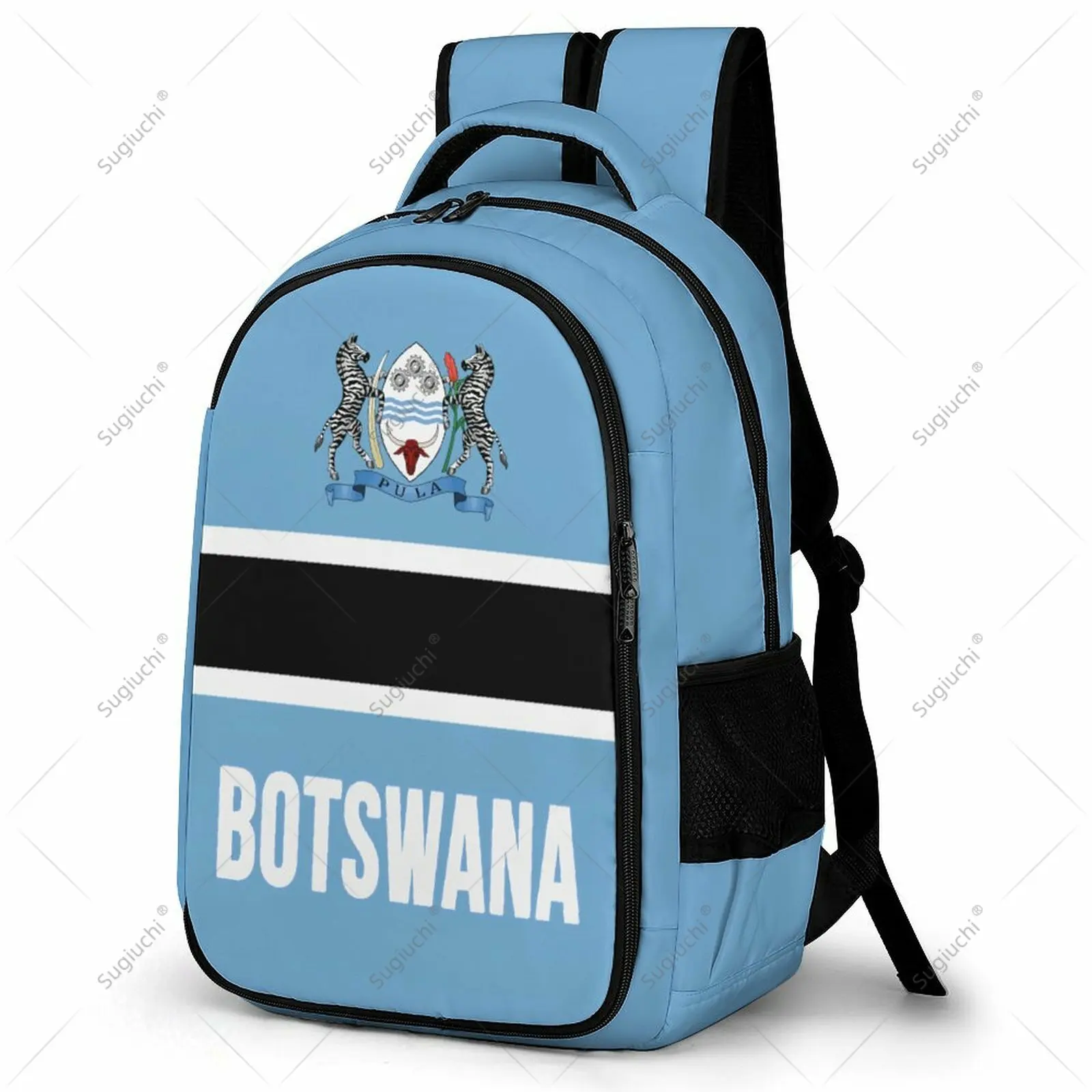 

Backpack Botswana Flag Student Schoolbag Smart Business Travel Leisure Backpack Laptop Back Pack Office Work Bag