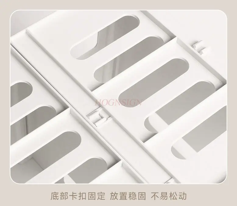 1pcs Desktop multifunctional storage rack, creative desk storage rack, book combination stand, office small bookshelf