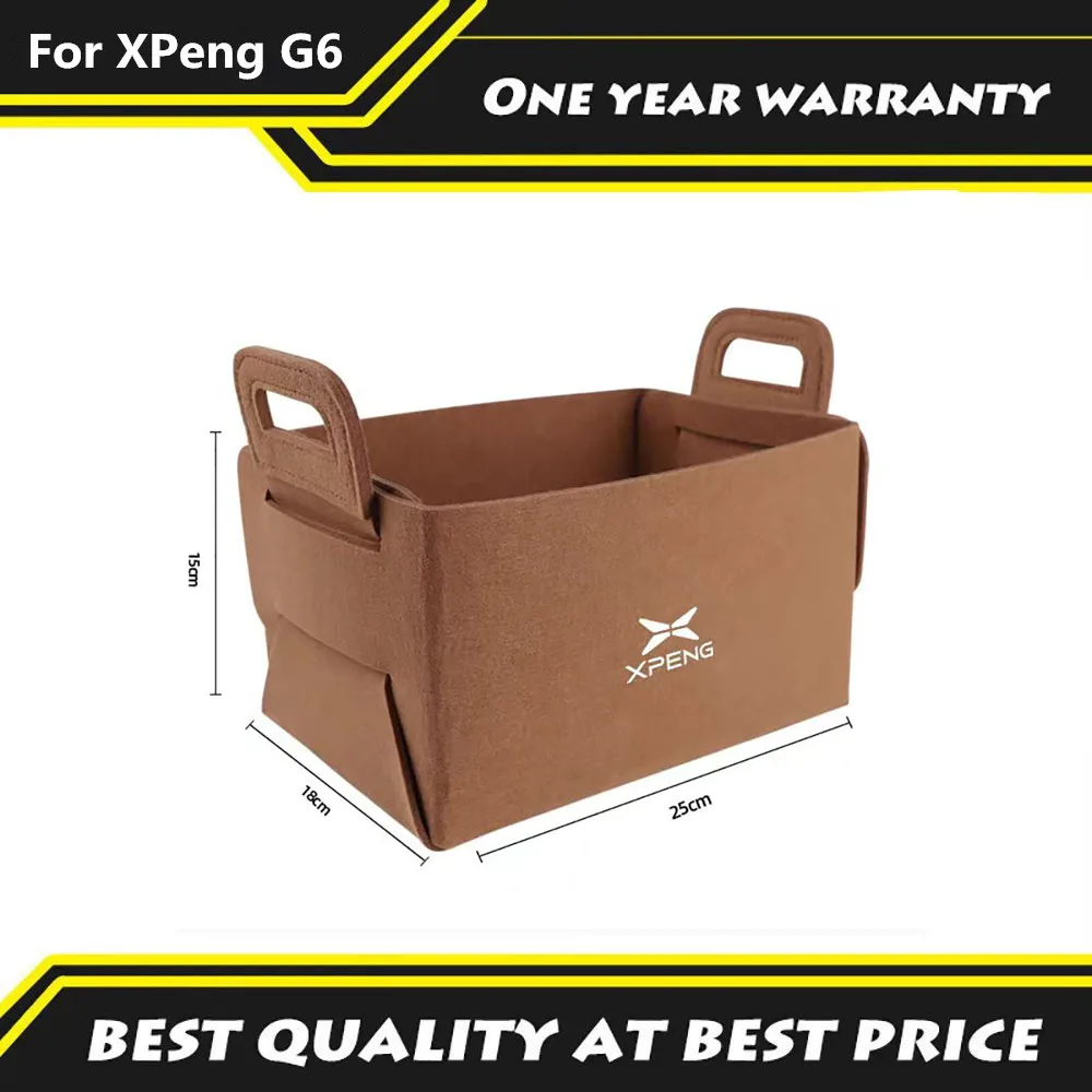 

Fit For XPeng Xiao Peng G6 2023 2024 2025 Car Trunk Storage Felt Storage Bag