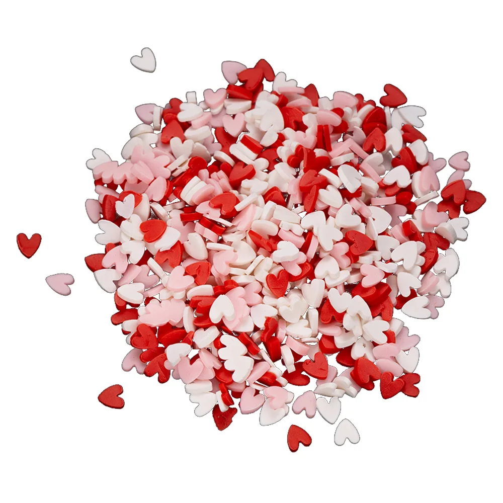 10g Snowflake Christmas Heart Letter Slices Soft Pottery Sheet Filling DIY Epoxy Resin Silicone Mold Accessories Jewelry Making