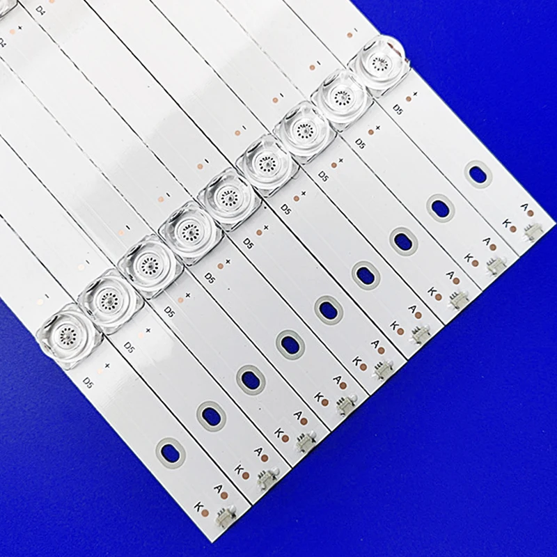 10pcs LED Backlight Strip For 55V8A 0Y55D05-ZC23AG-08 533mm