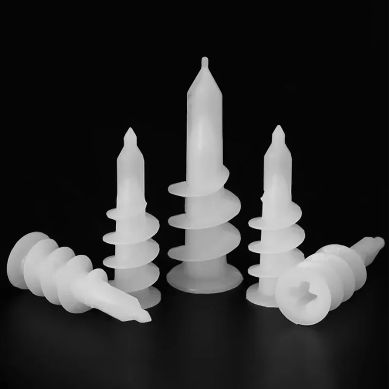 Nylon Expansion Screw For Gypsum Board And Aircraft Pipe Plug Application