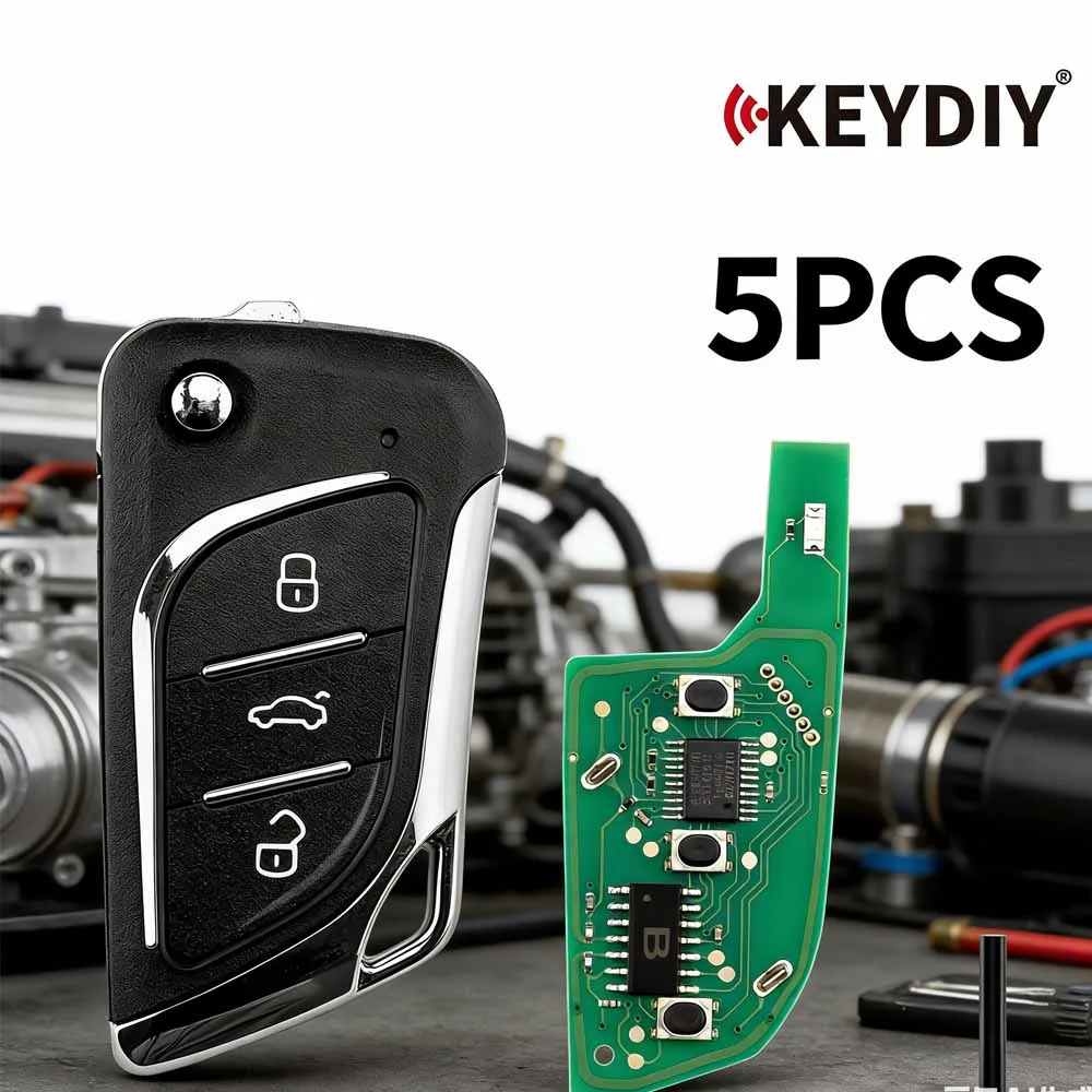 

KEYDIY KD NB30-3 Universal Flip Remote Key 3 Buttons Type 5pcs/lot